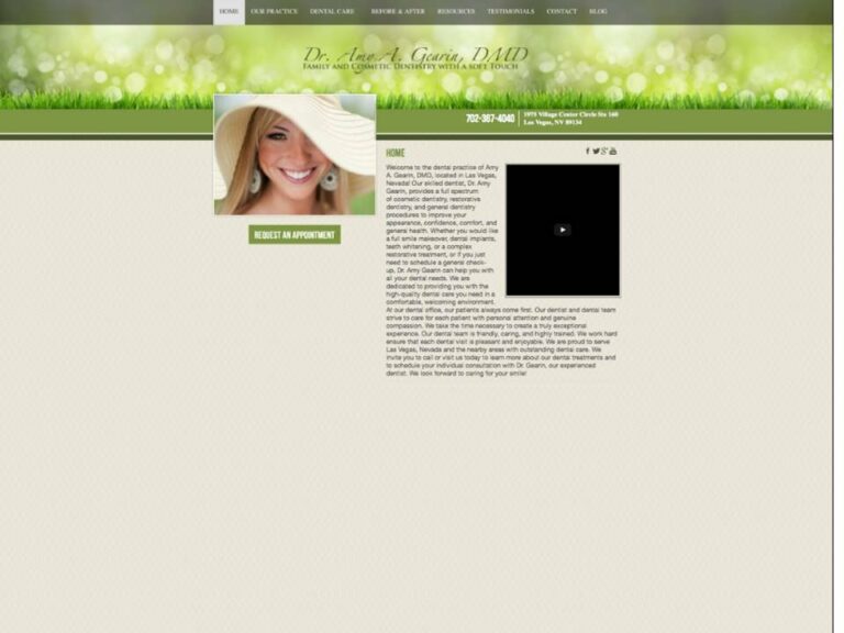 Dentist Websites: Before and After Example